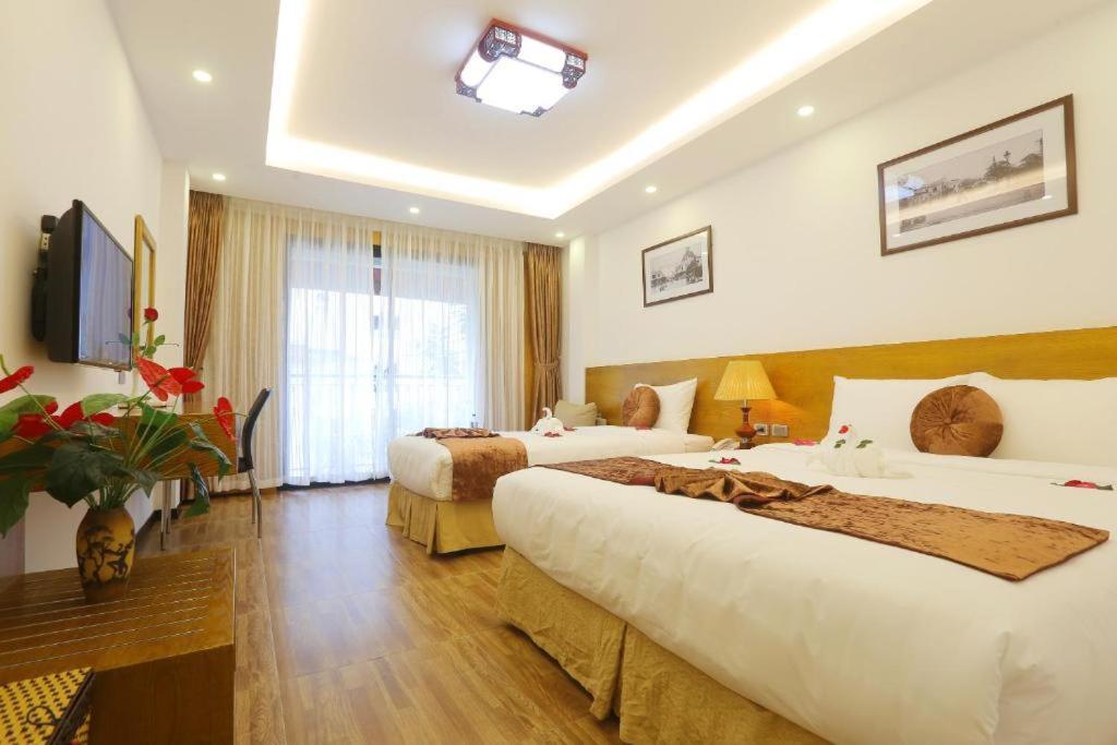 Hanoi Win Hotel & Travel Bagian luar foto